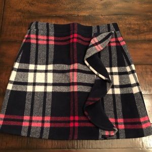 J. Crew Plaid Skirt